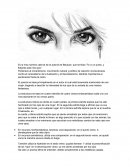 Te vi en un punto , y flotando ante mis ojos