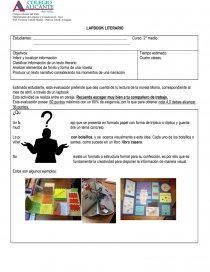 LAPBOOK LITERARIO. Página 1
