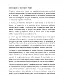 ENFOQUE DE LA EDUCACIÓN FÍSICA