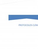 Protocolos clínicos enfermería