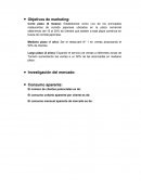 Mercado. Objetivos de marketing