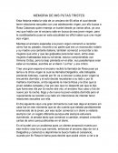 Como es que se da la Memoria de mis p tristes