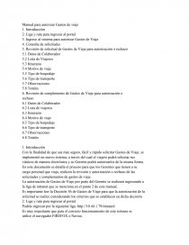 Manual para autorizar Gastos de viaje. Página 1