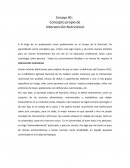 Ensayo #1: Concepto propio de Intervención Nutricional