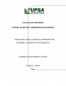 Indicadores de riesgo FACULTAD DE POSTGRADO