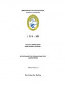 GUIA DE LABORATORIO PARA QUIMICA GENERAL I DEPARTAMENTO DE CIENCIAS EXACTAS Y LABORATORIOS