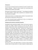 Enseñanza de las ciencias