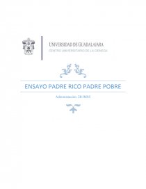 Análisis reflexivo Padre Rico, Padre Pobre - Ensayos - dessi123