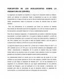 PERCEPCIÓN DE LOS ADOLESCENTES SOBRE LA ASIGNATURA DE ESPAÑOL