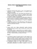 MANUAL PARA EL PROFESOR DE SEGURIDAD Y SALUD EN EL TRABAJO
