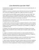 Los elementos que dan vida