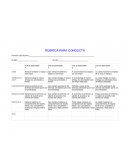 Rubrica para calificar conducta