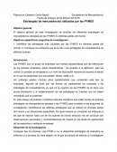 Estrategias de mercadotecnia utilizadas por las PYMES