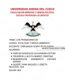 TEMA: LOS TRANSGENICOS