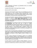 Participación de Personas con discapacidad dentro de la sociedad campechana.