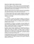 REPASO DEL PRIMER CURSO DE DERECHO PENAL