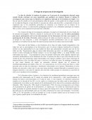 El origen de mi proyecto de investigación