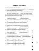 Examen informático