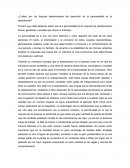 ¿Cuáles son los factores determinantes del desarrollo de la personalidad en el adolescente?