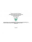 RESTAURACIÓN DE LA PLAZA “SIMON RODRIGUEZ” UBICADA EN EL SECTOR SIMON RODRIGUEZ DE LA CIUDAD DE CARORA DEL MUNICIPIO BOLIVARIANO G/D “PEDRO LEON TORRES”