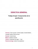 Planificación de la enseñaza: