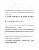 Ensayo del libro "Padre Rico, Padre Pobre"
