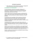 Actividad de Aplicación. Alimentación en el adolescente