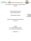 Proceso Cuidado Enfermero en Unidad de terapia intensiva (Tromboembolia Pulmonar)