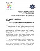 DEPENDENCIA: PRESIDENCIA MUNICIPAL