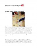 Tablas, pizarras blancas y cinta Washi