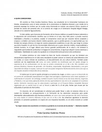 Carta De Exposicion De Motivos Para Intercambio Descargar PDF