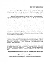 Como Elaborar Una Carta De Exposicion De Motivos Para 