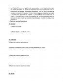 Evaluación de estados financierosProyecto