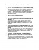¿Por qué el "acta de independencia de 1821" no se puede considerar como tal?