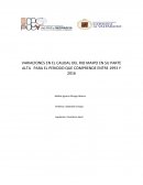 VARIACIONES EN EL CAUDAL DEL RIO MAIPO EN SU PARTE ALTA PARA EL PERIODO QUE COMPRENDE ENTRE 1993 Y 2016