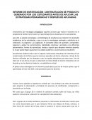 INFORME DE INVESTIGACIÓN: CONTRASTACIÓN DE PRODUCTO GENERADO POR LOS ESTUDIANTES ANTES DE APLICAR LAS ESTRATEGIAS PEDAGÓGICAS Y DESPUÉS DE APLICADAS