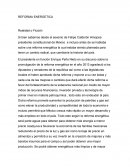 Reforma energetica