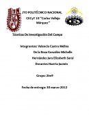 Técnicas De Investigación Del Campo Sequia