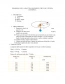 DESARROLLO DE LA PRACTICA MOVIMIENTO CIRCULAR Y FUERZA CENTRIPETA.