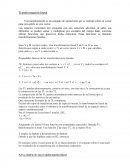 Álgebra lineal Transformación lineal