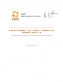 Plan de Desarrollo del Consejo de Ministro en PROSADE-Choluteca