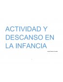 Actividad y descanso en la infancia