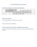 EVALUACIÓN DIAGNÓSTICA DE MATEMÁTICA