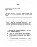 Actividad de análisis a partir de la lectura