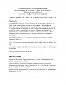 SEPARACIÓN Y PURIFICACIÓN DE COMPUESTOS ORGÁNICOS.