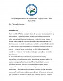 Ensayo Argumentativo Caso del Penal Miguel Castro Castro (Perú 1992)