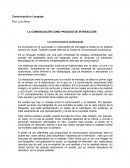 Comunicacion como proceso de interaccion