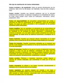 Otro tipo de clasificación de Costos Ambientales