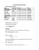 Ejercicios para calculo de dosis de drogas vasoactivas