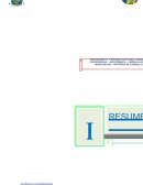 CAPITULO I RESUMEN EJECUTIVO